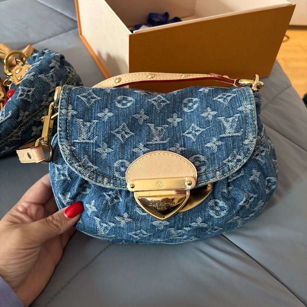 Louis Vuitton Denim Shoulder Bag